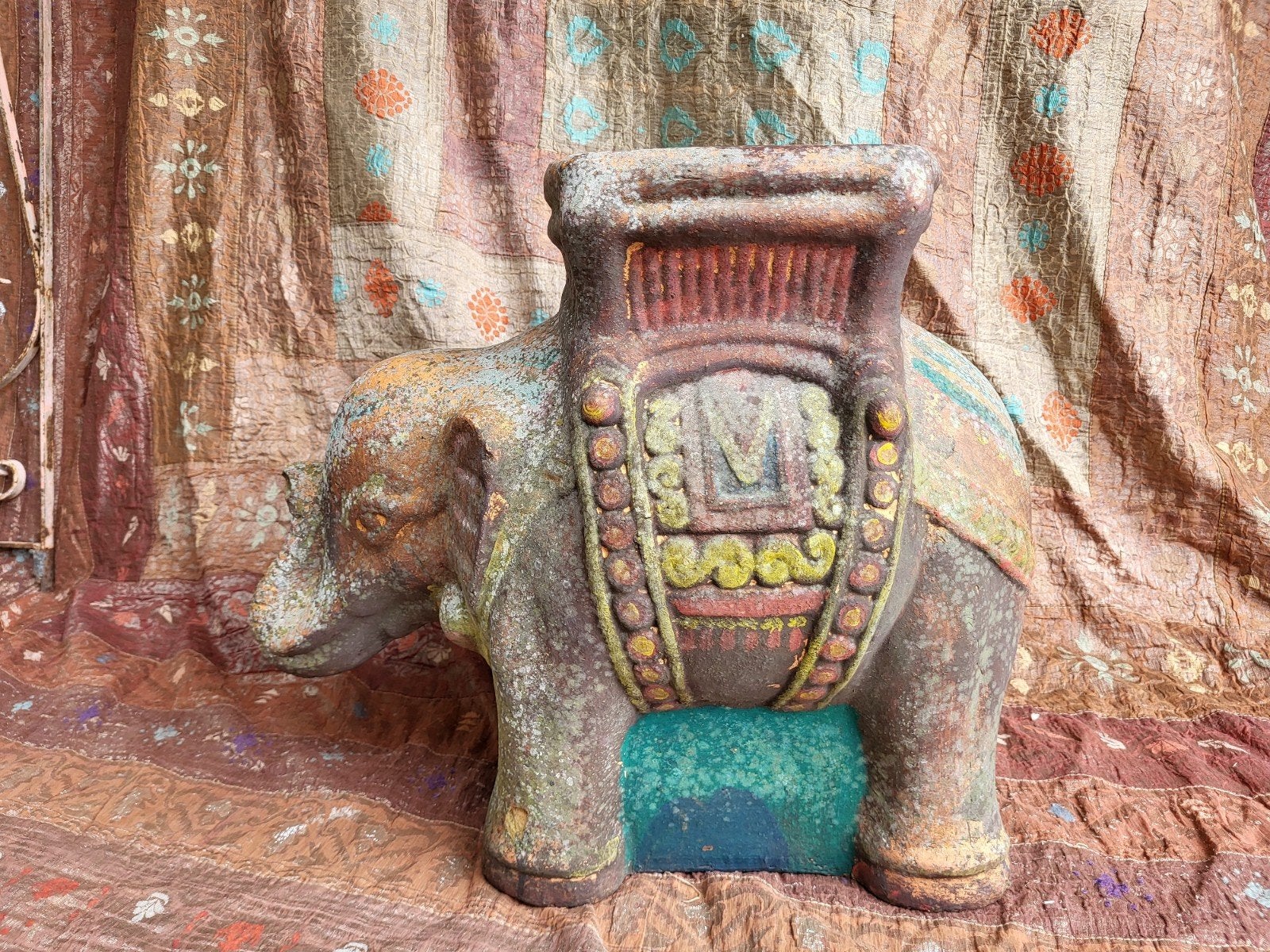 vintage/brocante terracotta olifant / allegonda, Antiek en Kunst, Ophalen of Verzenden