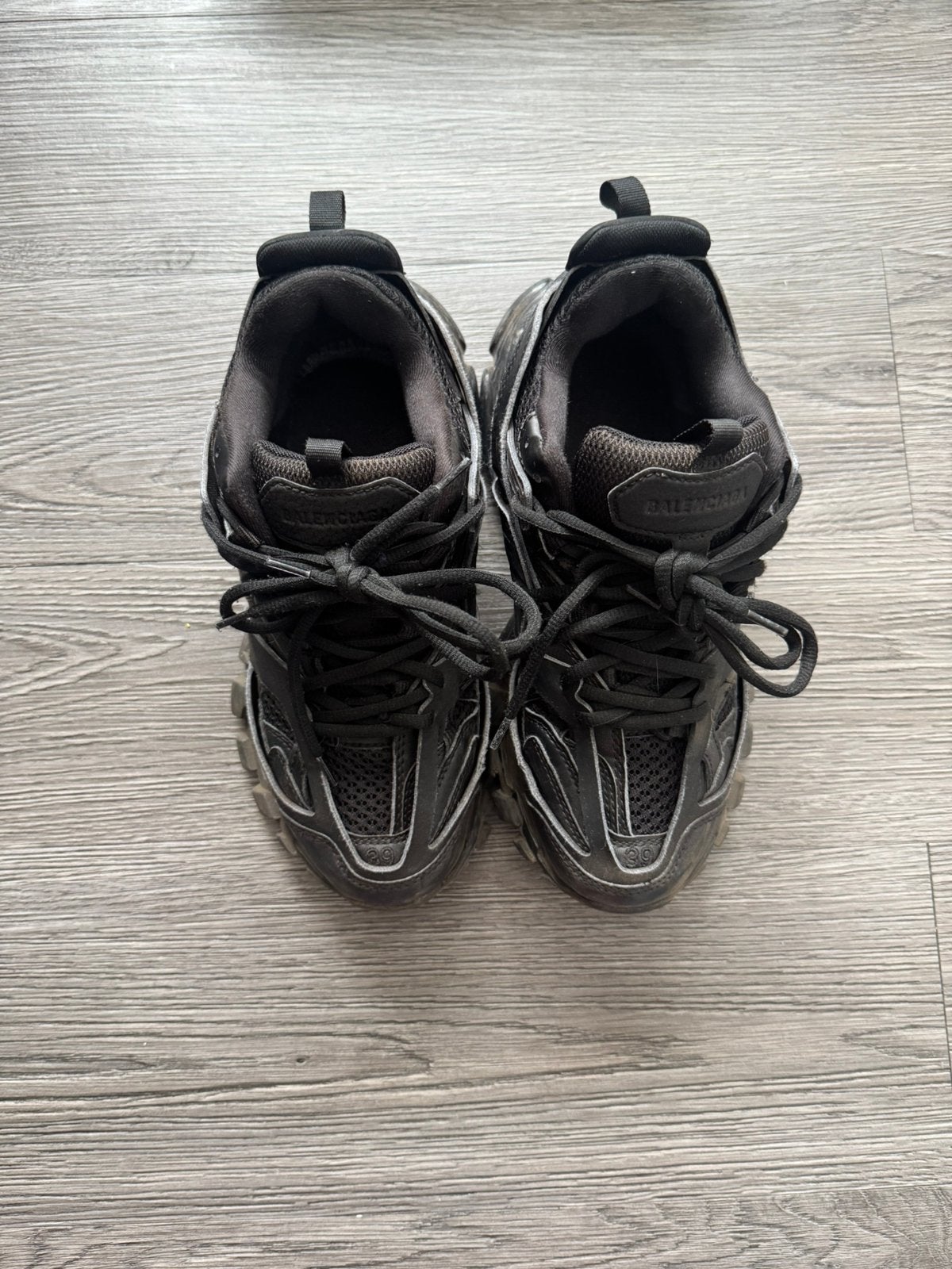 balenciaga track runners maat 39, Zwart, Ophalen of Verzenden, Sneakers of Gympen, Gedragen