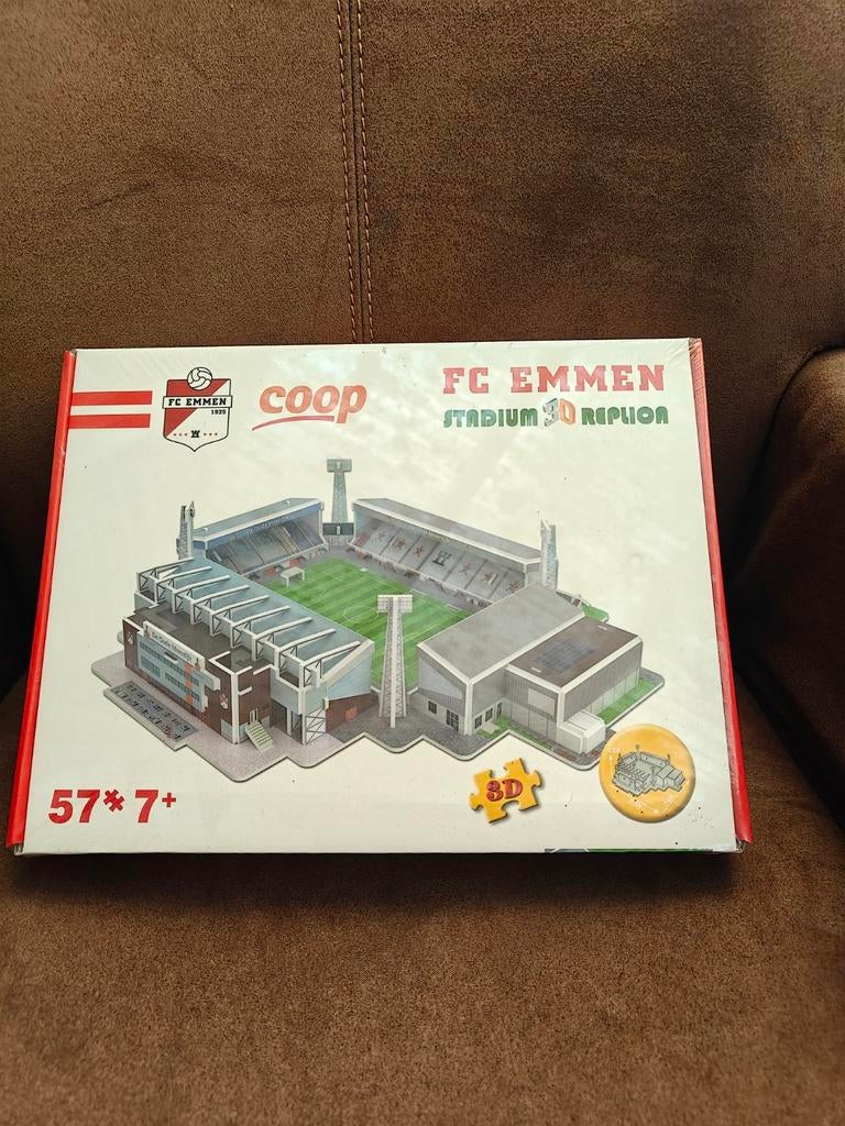 Fc Emmen 3D puzzel, Ophalen of Verzenden, Nieuw