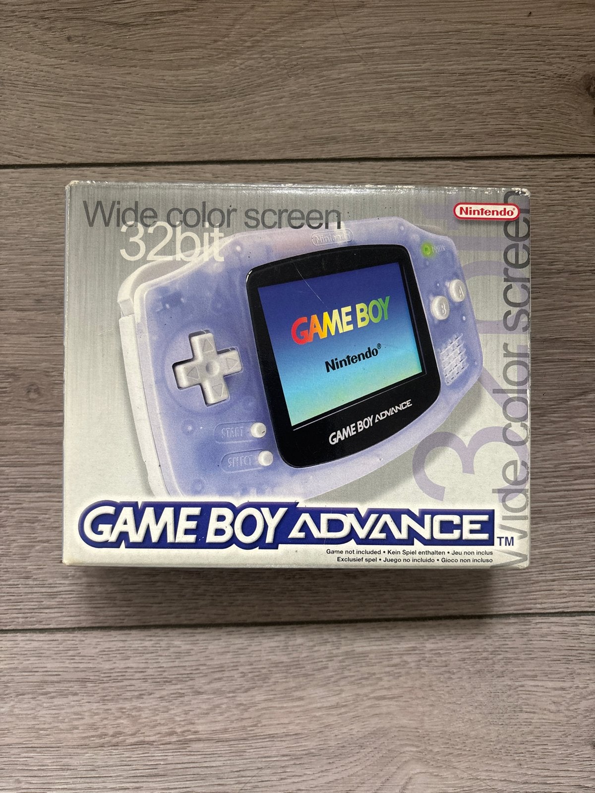 Game Boy Advance - Clear (Transparant) - Inclusief doos, Ophalen of Verzenden, Zo goed als nieuw