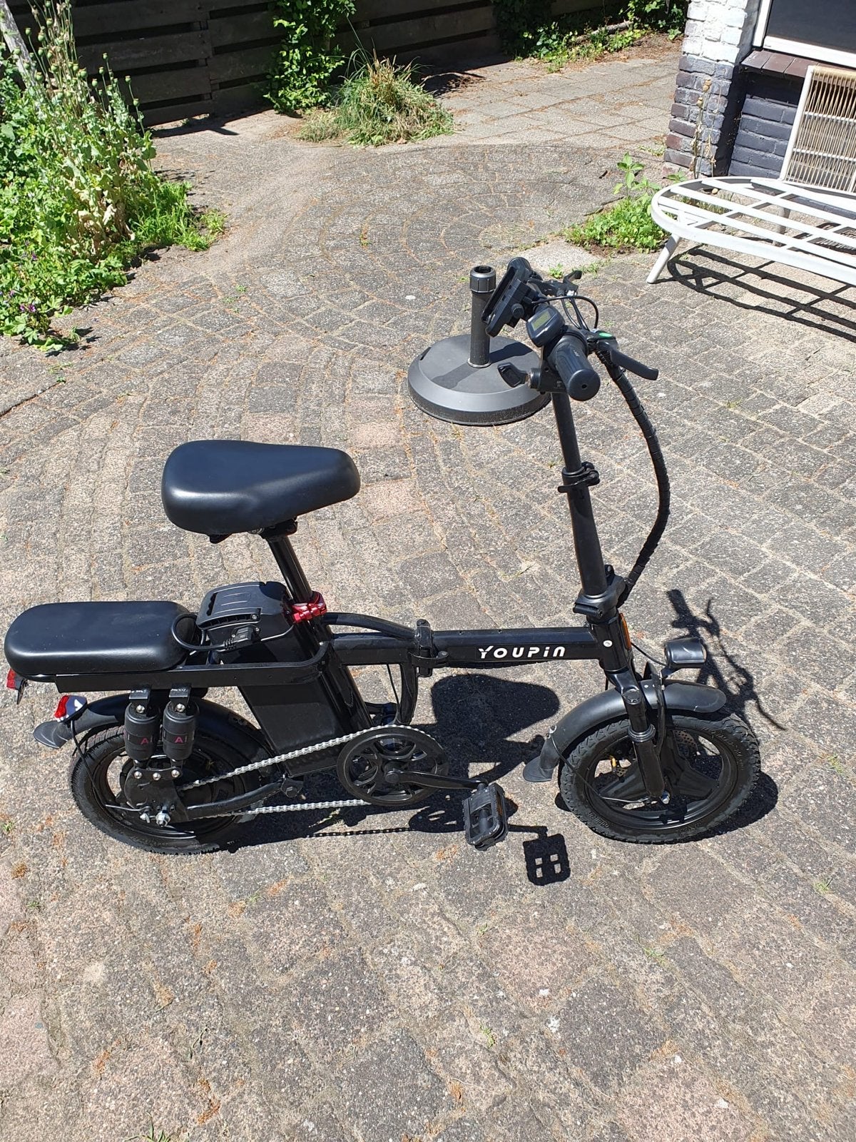 Compacte Elektrische Vouwfiets - Youpin, Heren, Versnellingen, Zo goed als nieuw, Schijfrem