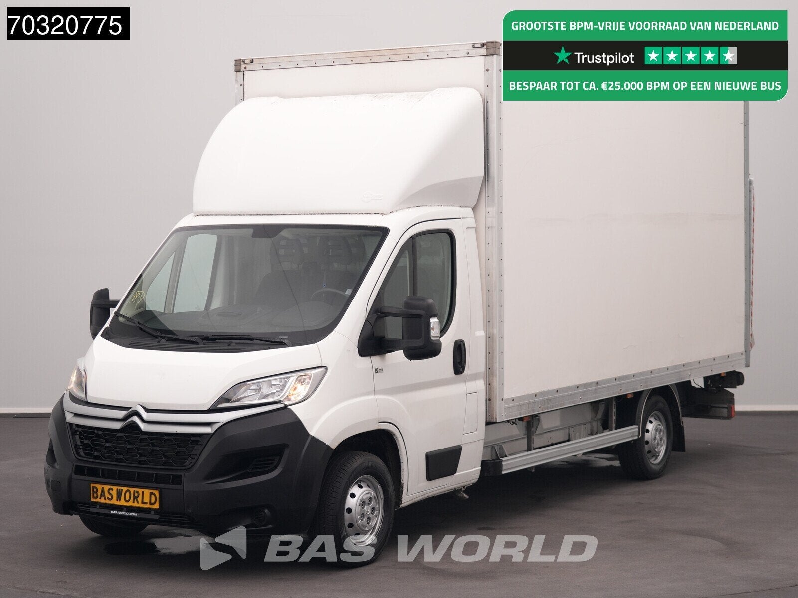 Citroën Jumper 110pk D'Hollandia Laadklep Zijdeur Bakwagen, Auto's, Bestelauto's, Stof, Gebruikt, Euro 6, 4 cilinders