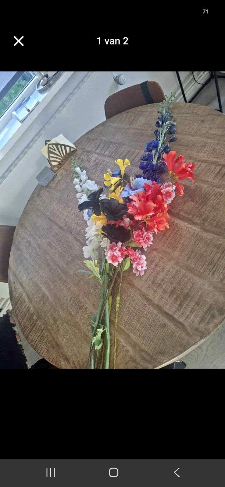 zijde kunst bloemen, Ophalen, Zo goed als nieuw