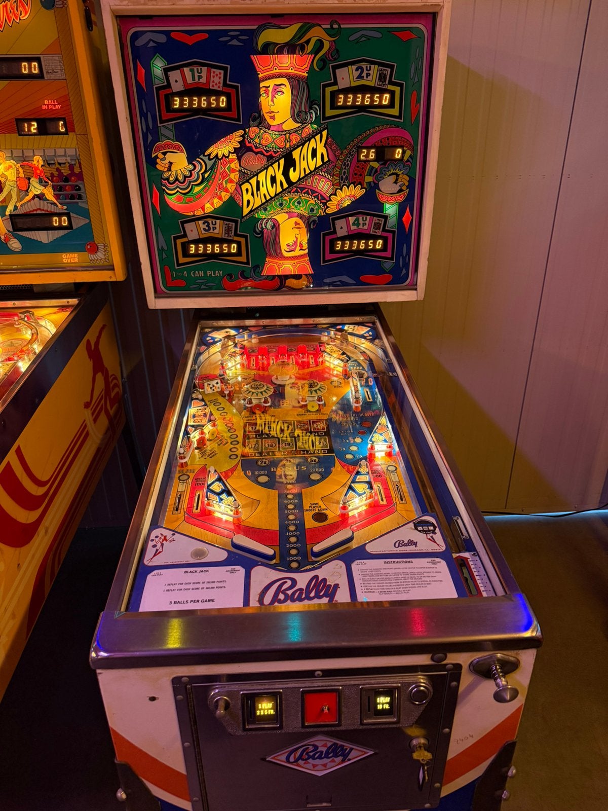Nette flipperkast Black Jack, Ophalen, Zo goed als nieuw, Flipperkast
