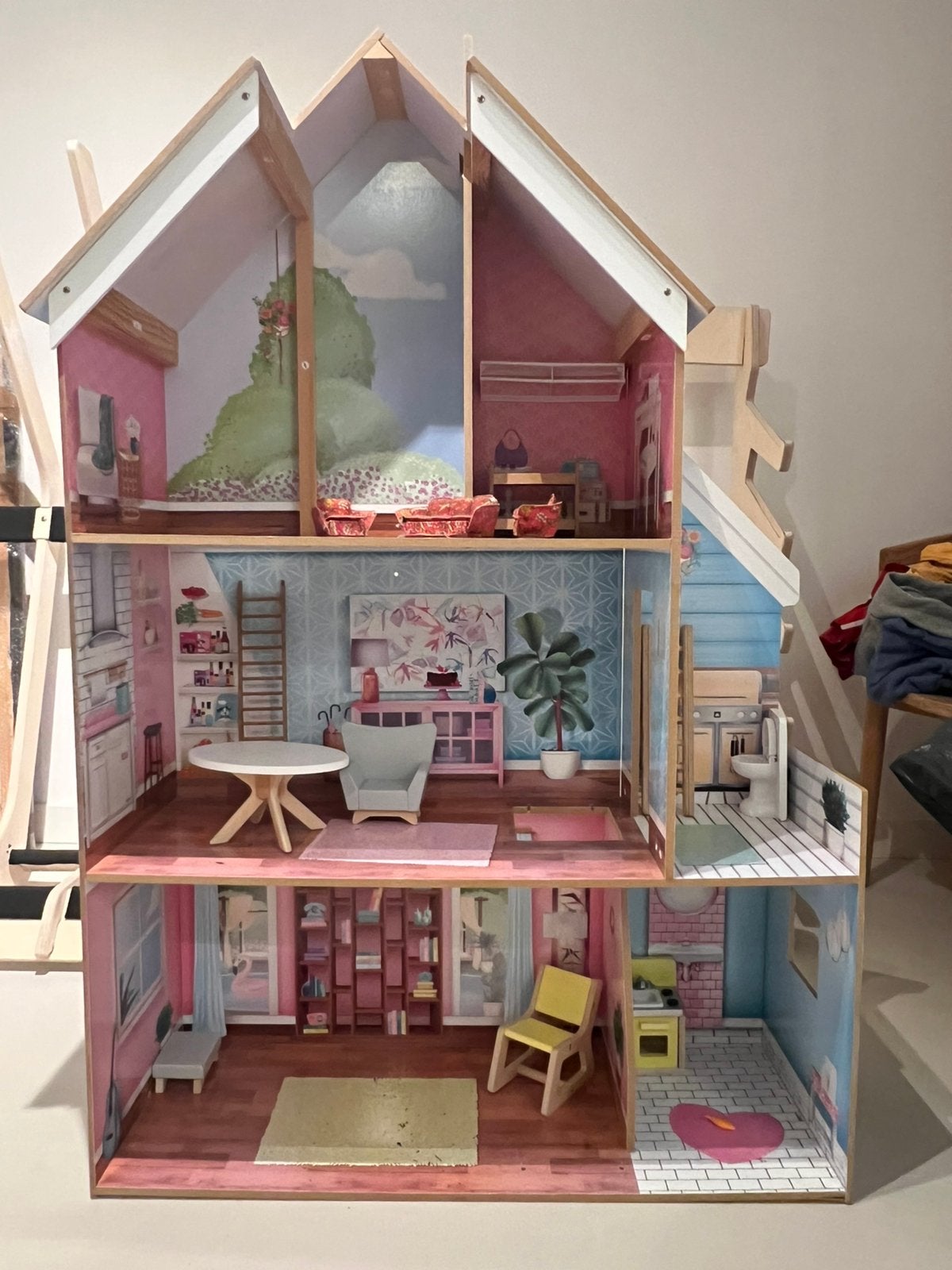 Poppenhuis kidkraft, Ophalen, Gebruikt