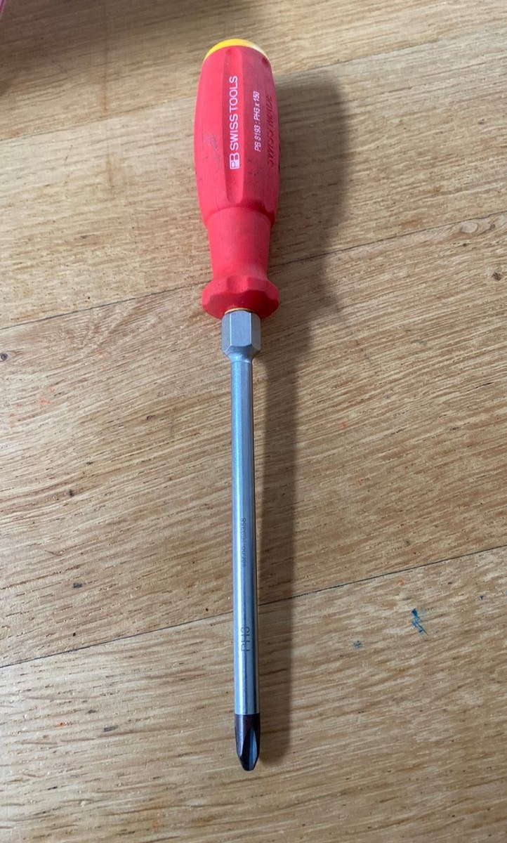 PB swiss kruiskopschroevendraaier PH3 met softgrip handvat, Ophalen of Verzenden, Nieuw