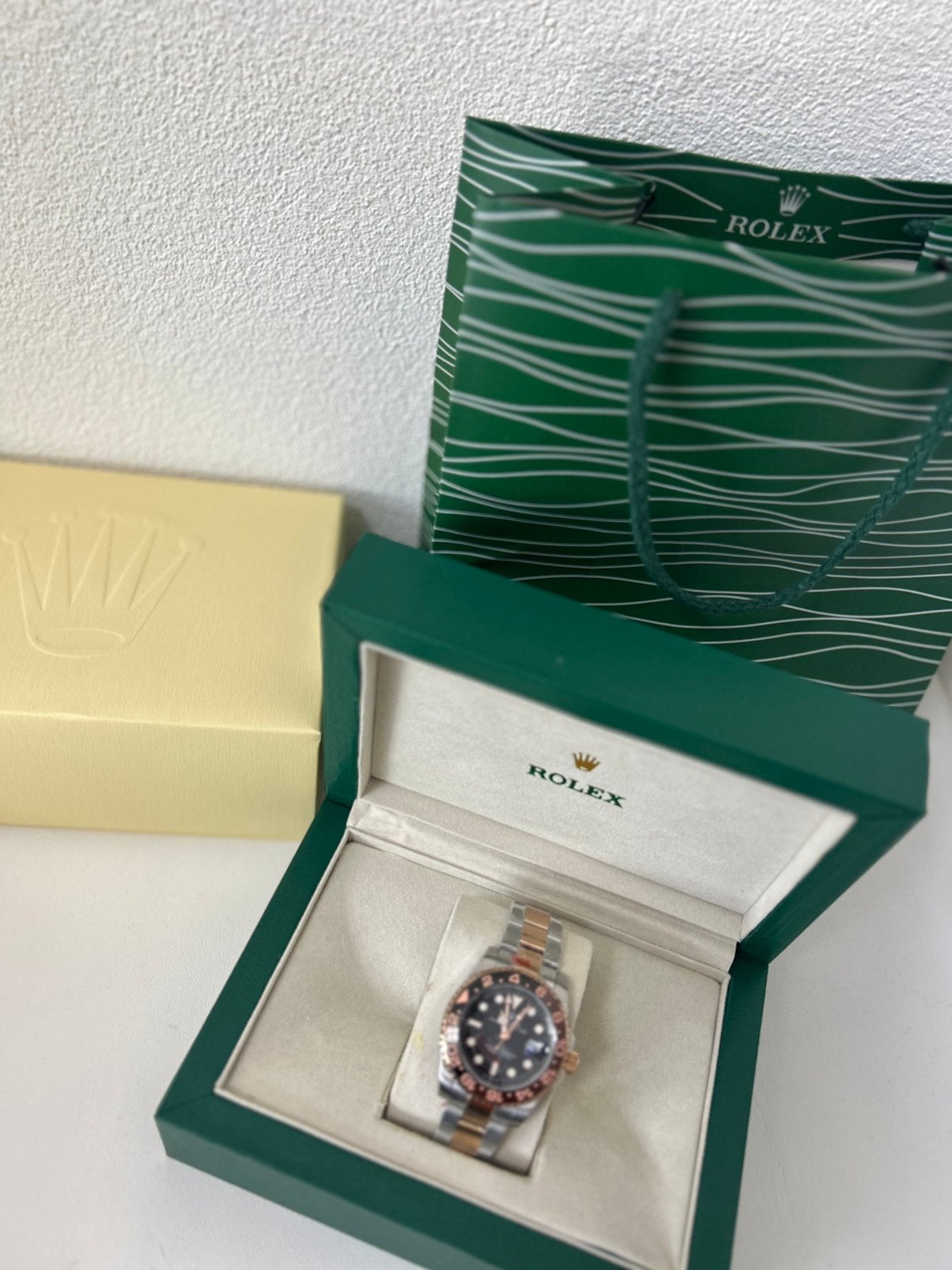 Rolex gmt master, Ophalen of Verzenden, Zo goed als nieuw, Staal, Rolex