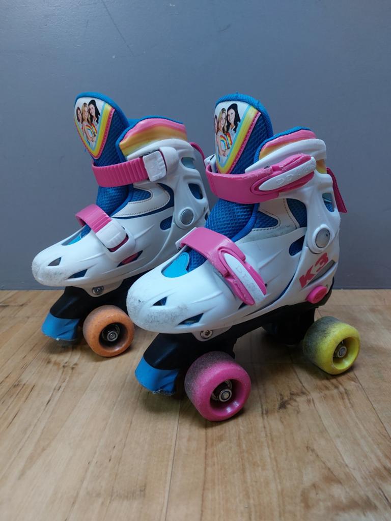 Rolschaatsen (Studio 100) K3, Kinderen en Baby's, Speelgoed | Buiten | Rolschaatsen, Ophalen of Verzenden, Gebruikt
