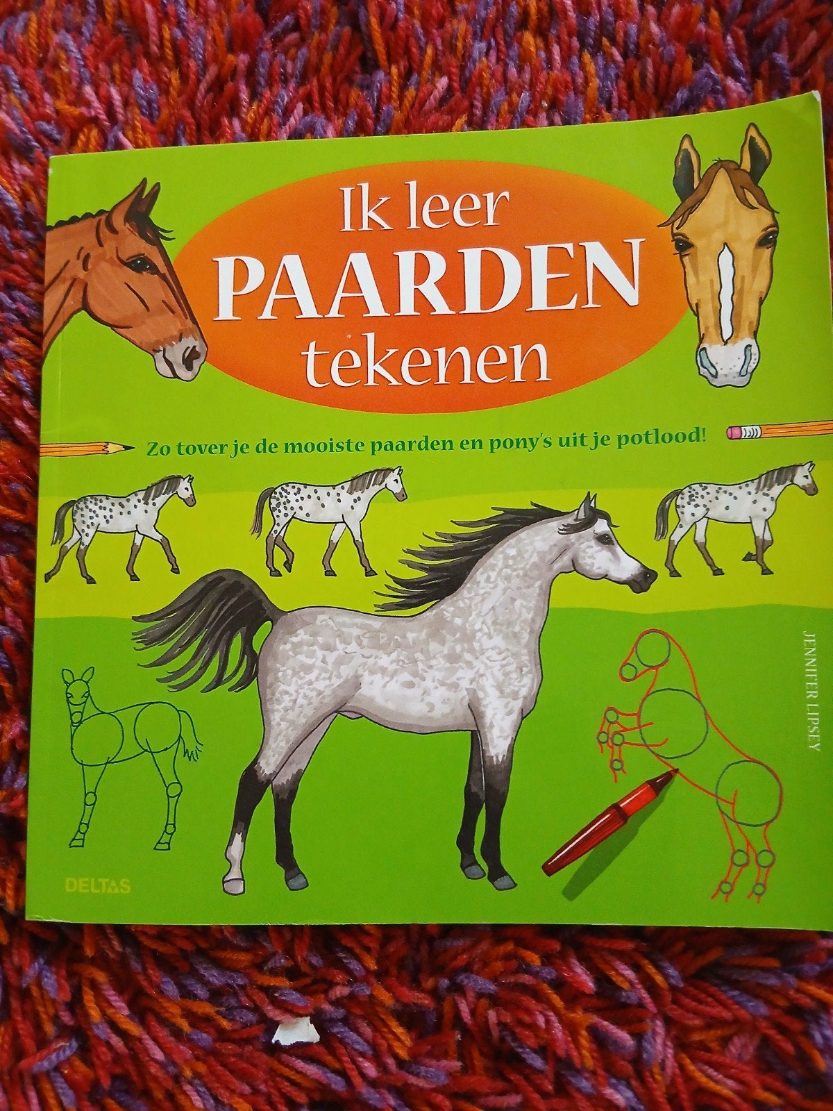 Jennifer Lipsey - Ik leer paarden tekenen, Non-fictie, Ophalen of Verzenden, Zo goed als nieuw, Jennifer Lipsey