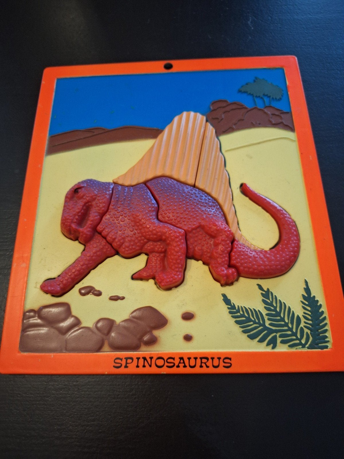 spinosaurus kinderpuzzel, Ophalen of Verzenden, Minder dan 10 stukjes, Zo goed als nieuw, 6 maanden tot 2 jaar