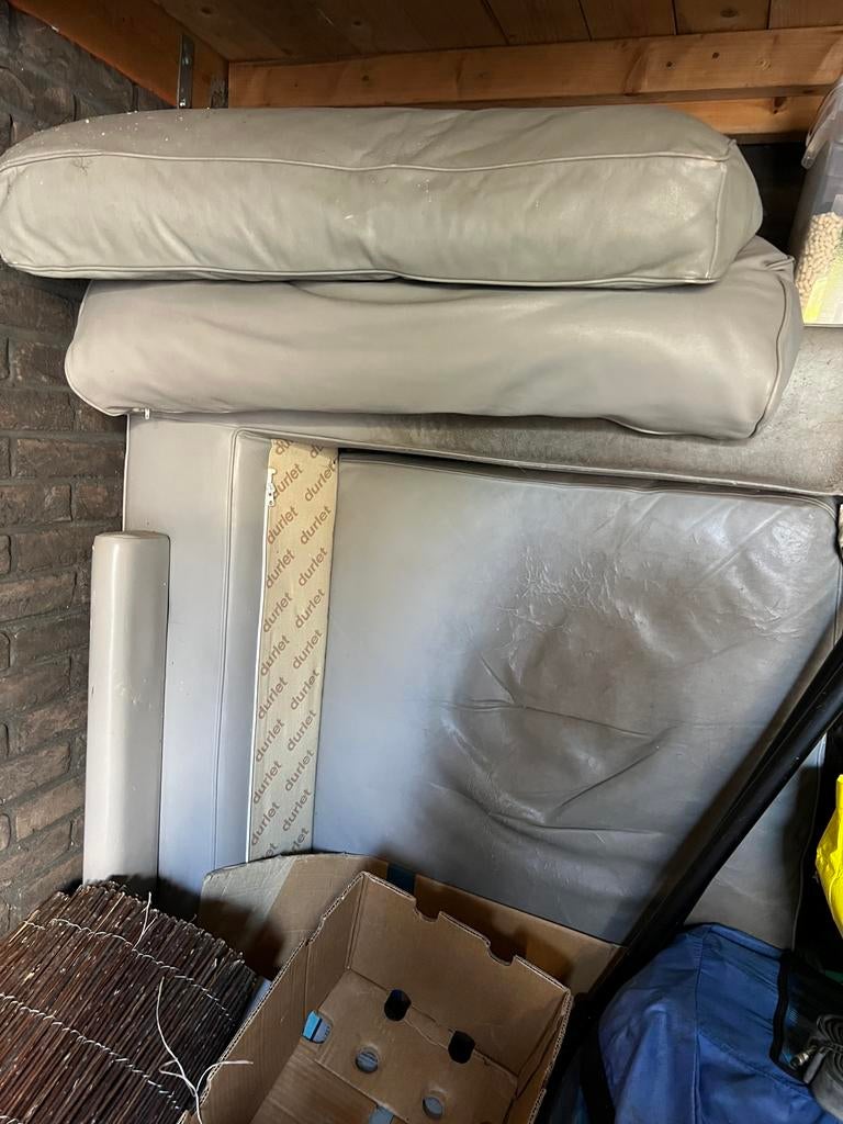 Durlet 2,5-zits bank - perfect frame voor herstoffering, Ophalen, Gebruikt