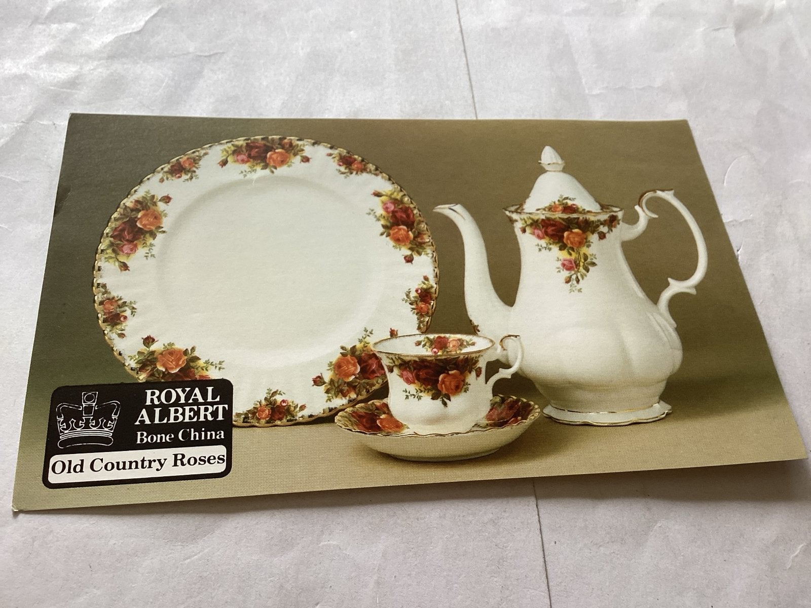 Royal Albert Old Country Roses Servies Folder 1988, Ophalen of Verzenden