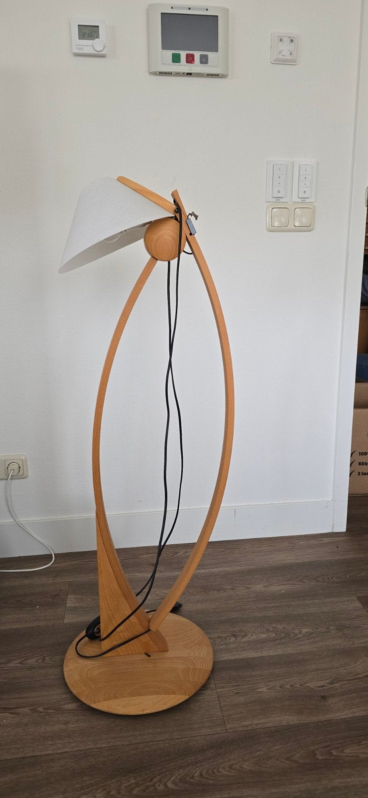 Domus Pollo vloerlamp, Ophalen, Modern, Scandinavisch, Zo goed als nieuw, 150 tot 200 cm