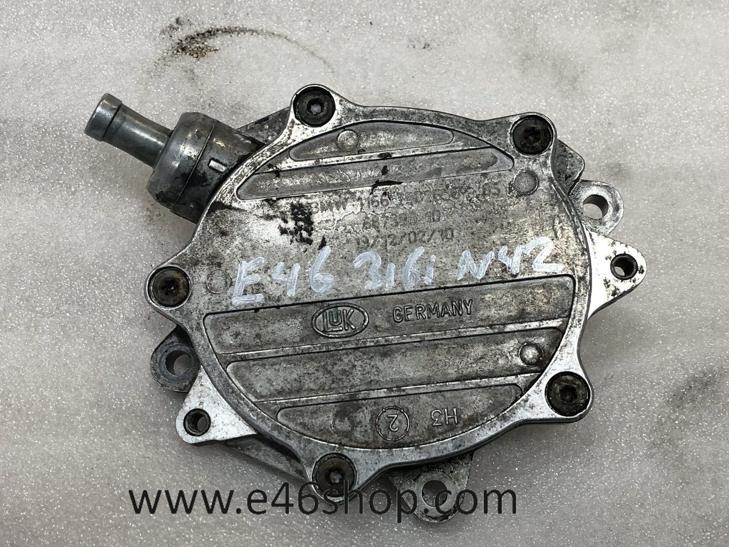 VACUUMPOMP BMW E46 316i 318i n42 2001 tm 2005, Gebruikt, -, -, Ophalen of Verzenden