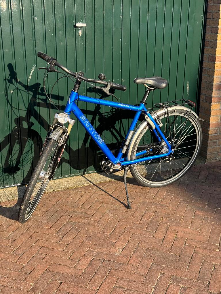 Nieuwstaat Santos heren fiets mét Rolofnaaf, 28 inch, Vering, 10 tot 15 versnellingen, Zo goed als nieuw