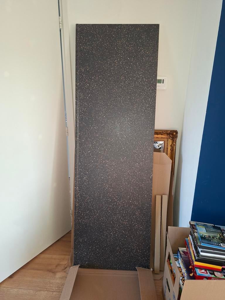 Aanrechtblad 185cm Nieuw!!, Ophalen, Zwart, 150 tot 200 cm, Nieuw