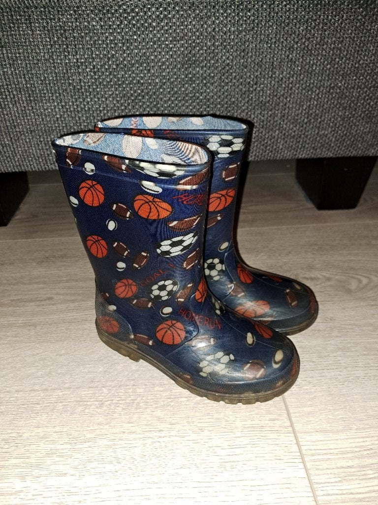 Regenlaarzen maat 29 met lampjes / regenlaars / laarzen, Gebruikt, Ophalen of Verzenden, Laarzen, Jongen