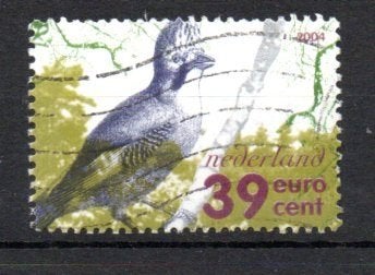 johnz ‹(•¿•)› nl # m0068 veluwe vogel vlaamse gaai, Ophalen of Verzenden, Na 1940, Gestempeld