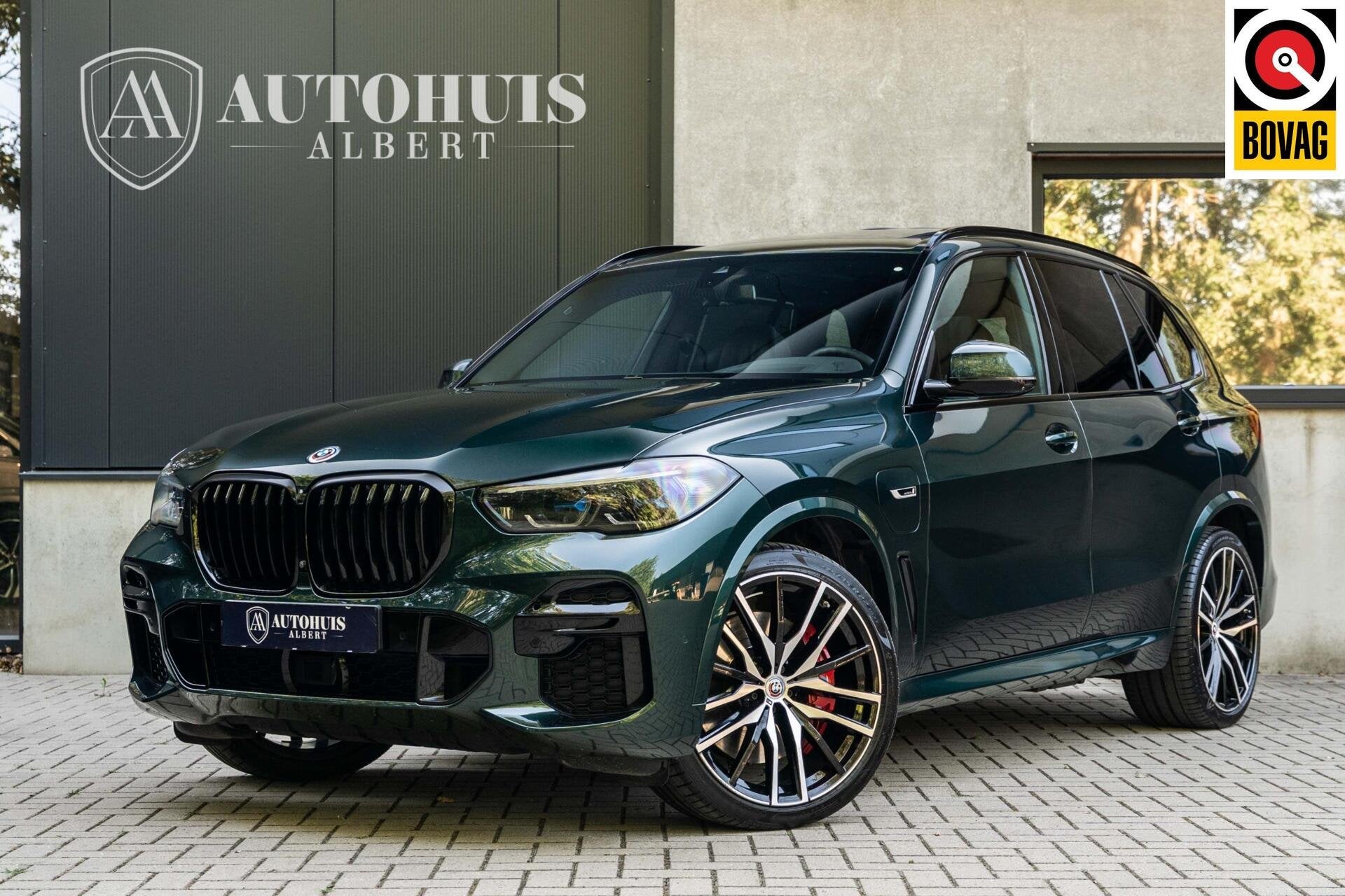 BMW X5 xDrive45e M Sport Pano Softclose HUD H&K Trekhaak 22', Auto's, BMW, Automaat, Gebruikt, 394 pk, Leder