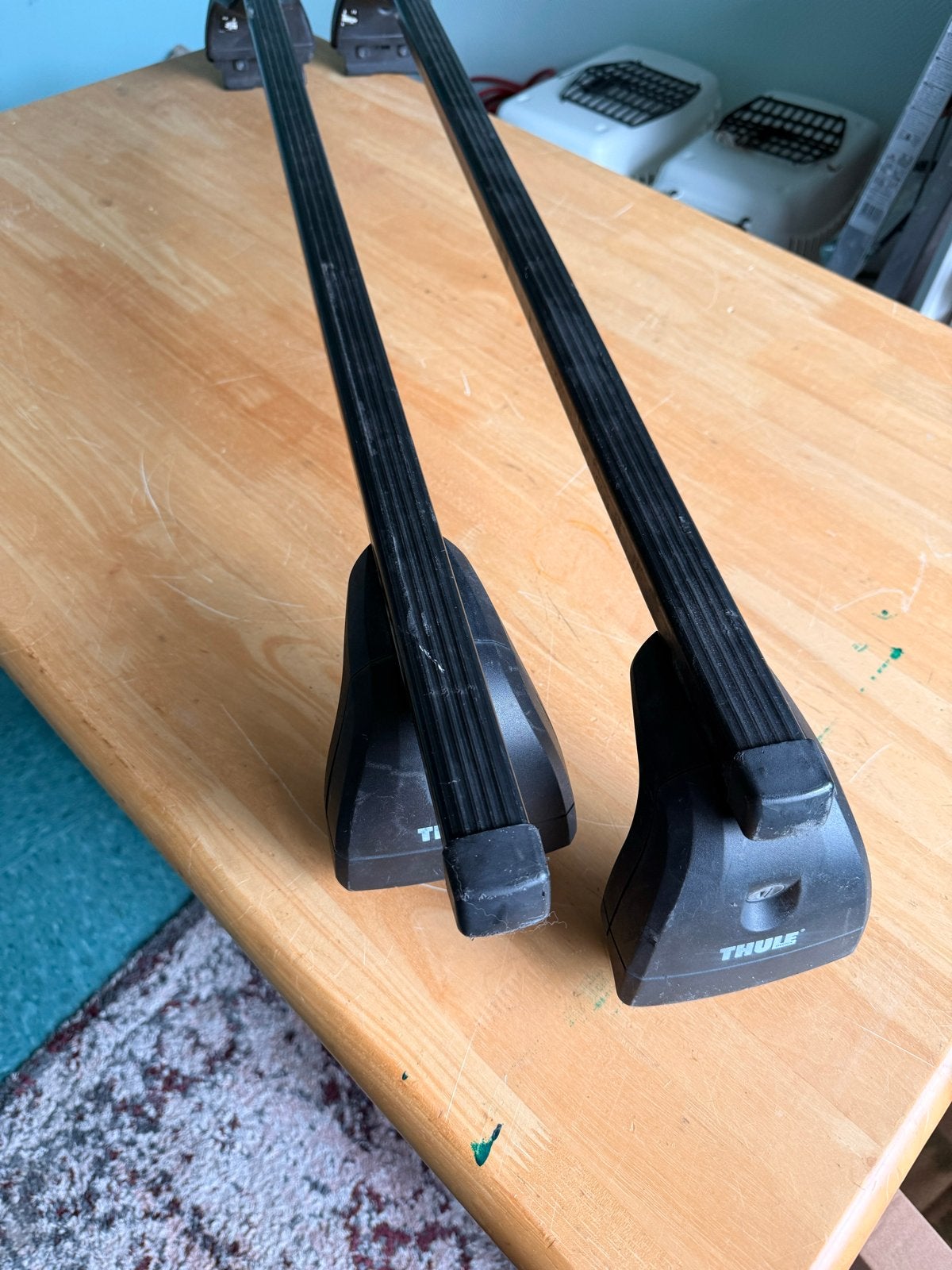 Thule dakdragers met klemmen (110 cm, Rapid System 751), Auto diversen, Dakdragers, Gebruikt, Ophalen