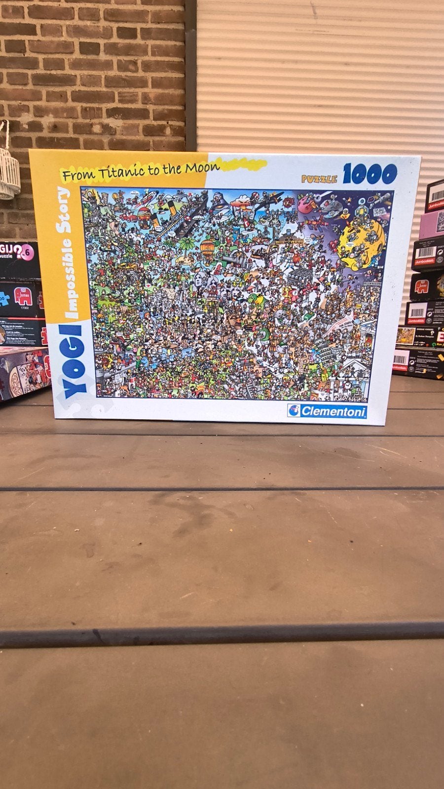 Clementoni Yogi Impossible Story Puzzel 1000 stukjes, Ophalen, 500 t/m 1500 stukjes, Gebruikt, Legpuzzel