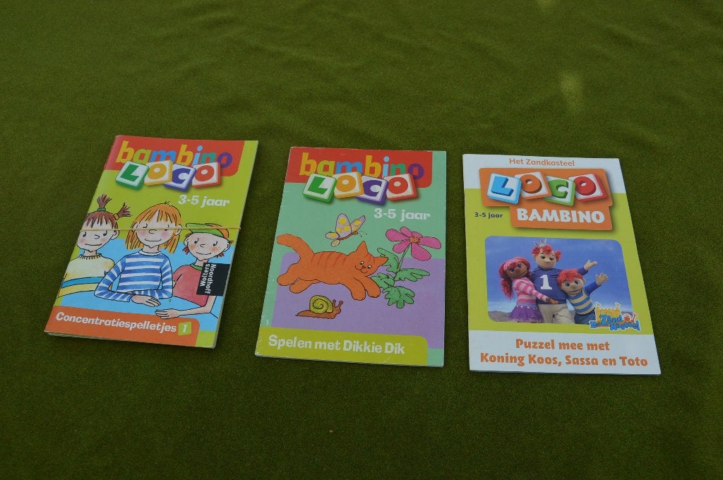 5 Bambino Loco boekjes: Dikkie Dik, Muis, het zandkasteel, Ophalen of Verzenden, Gebruikt, Taal en Lezen