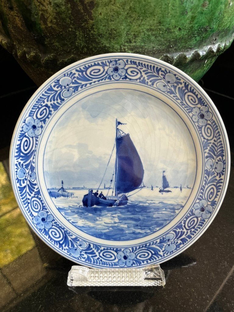 De Porceleyne Fles wandbordje bootjes 💙, Ophalen of Verzenden