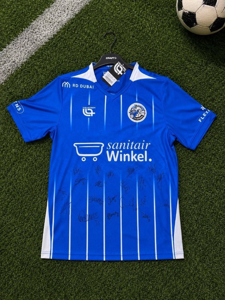Uniek gesigneerd FC Den Bosch-shirt seizoen 2025/2026, Verzamelen, Sportartikelen en Voetbal, Ophalen, Zo goed als nieuw, Overige binnenlandse clubs