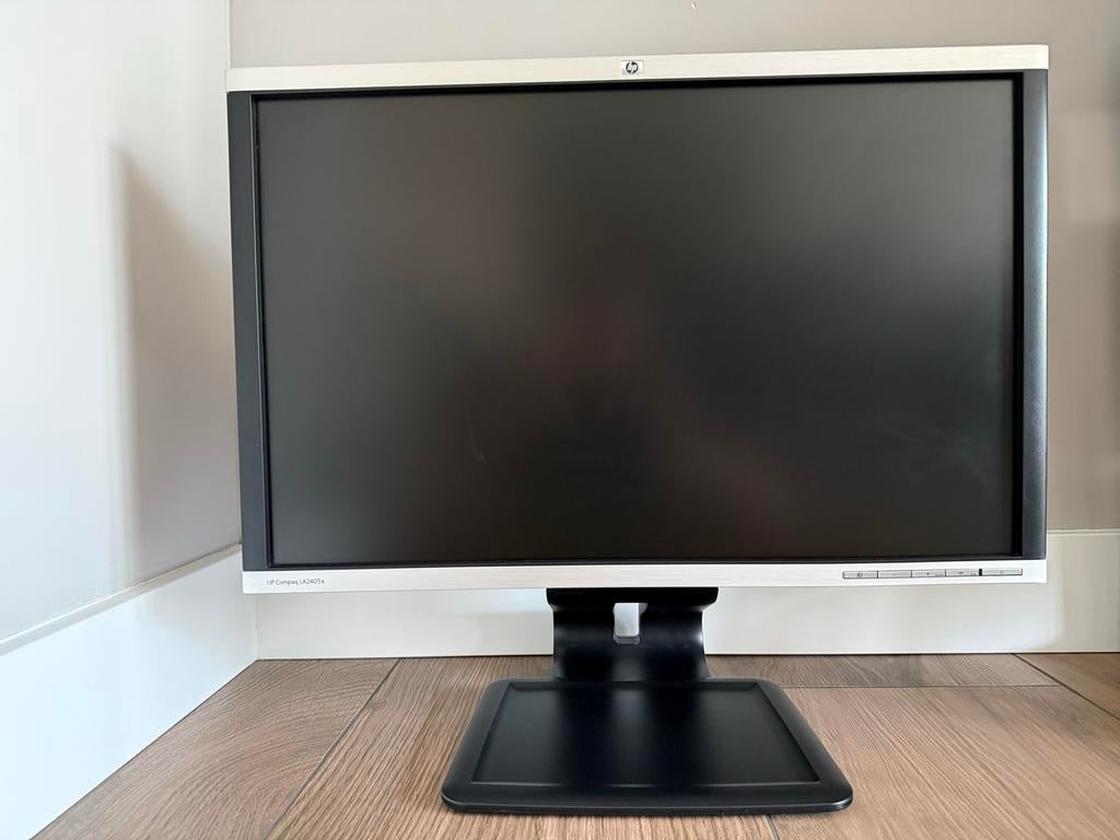 HP LA2405x Monitor - 24 inch Full HD Scherm, Computers en Software, Monitoren, In hoogte verstelbaar, Full HD, Ophalen of Verzenden