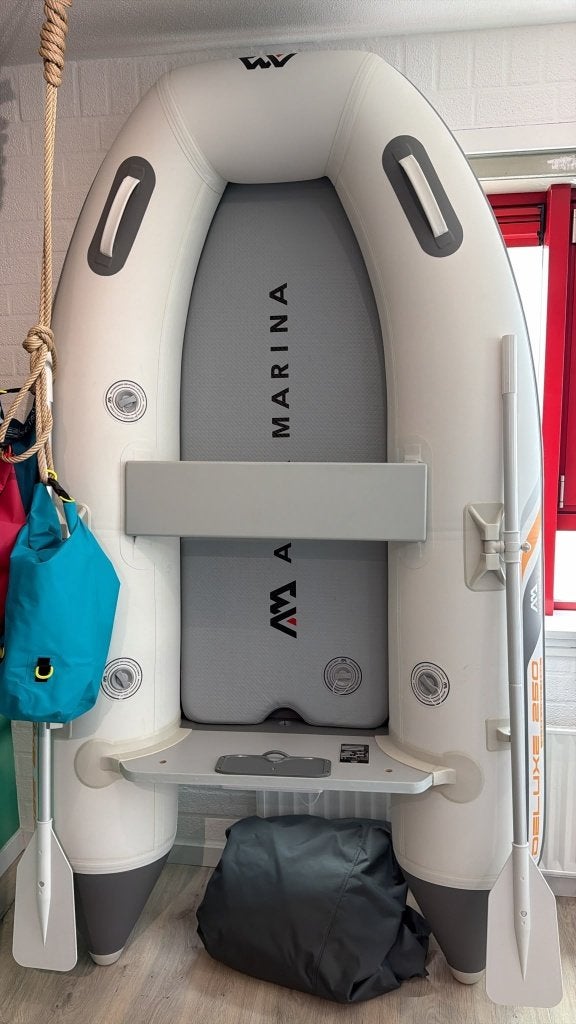 Aqua Marina 250 U-Deluxe Rubberboot, Watersport en Boten, Overige merken, Airdeck, Elektrisch, Ophalen of Verzenden