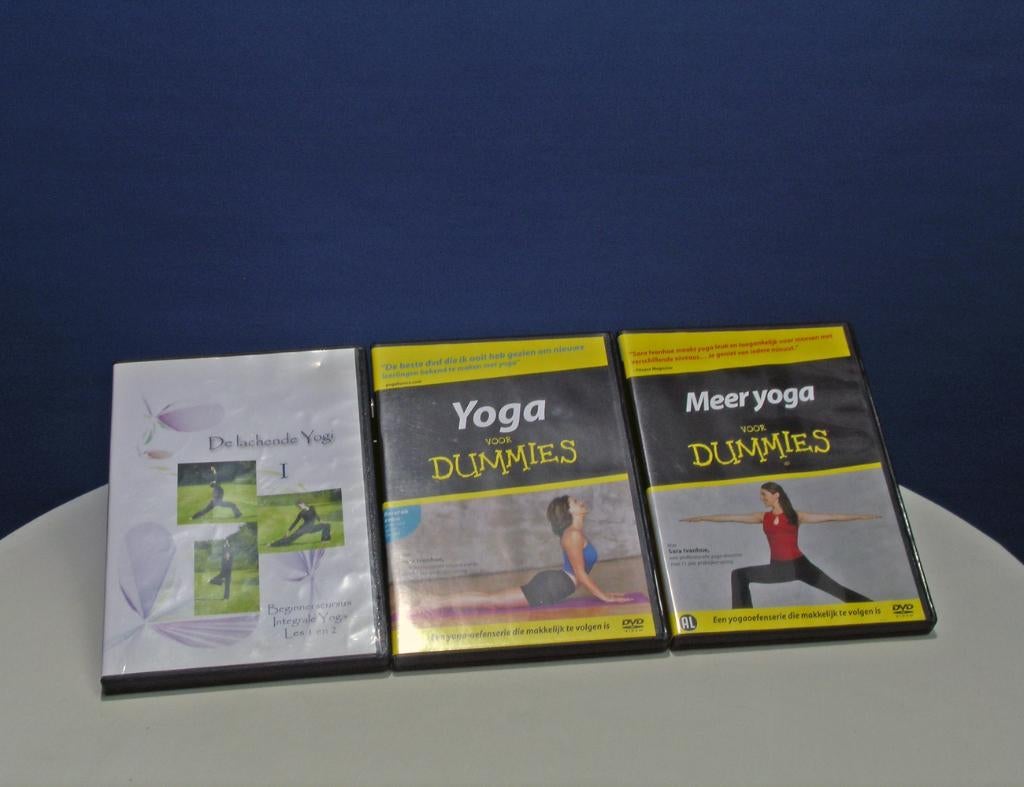 Yoga oefeningen en houdingen (3-DVD's), Sport en Fitness, Yoga en Pilates, Ophalen, Zo goed als nieuw