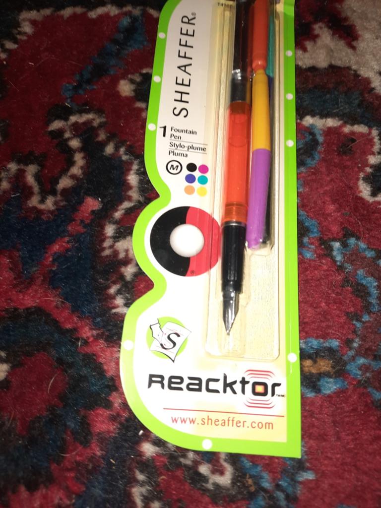 Sheaffer reacktor vulpen in originele verpakking, Ophalen of Verzenden, Vulpen, Overige merken