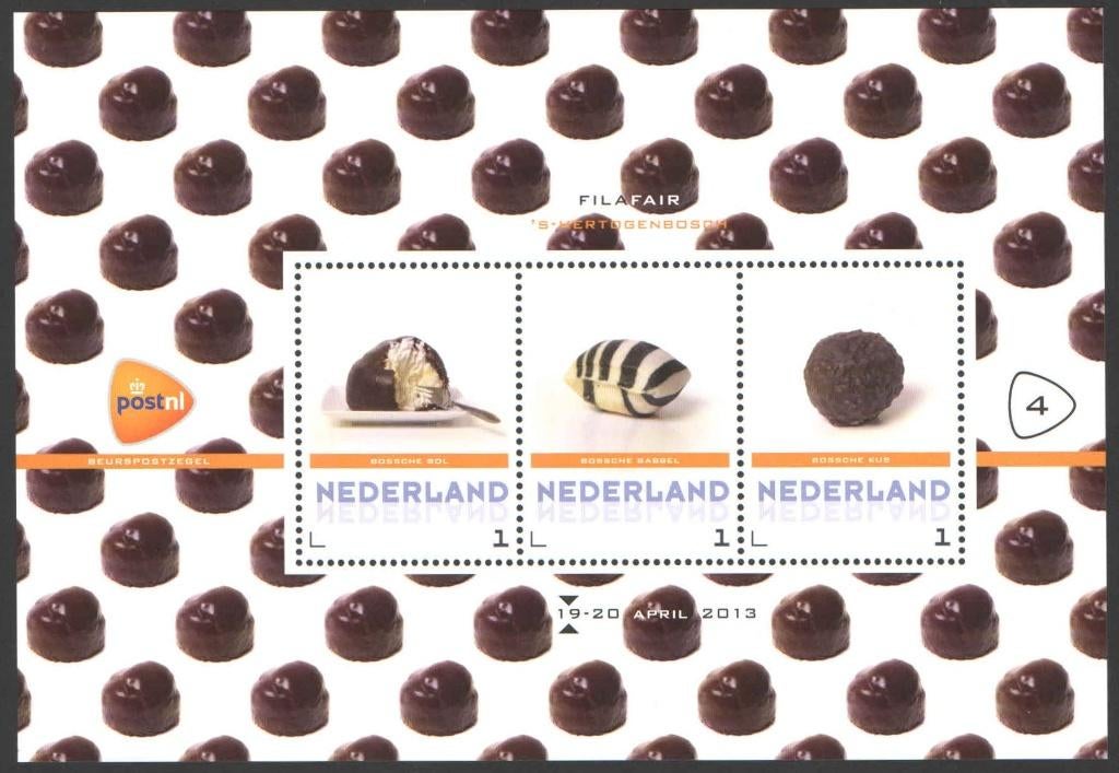 Postzegels Filafair 's-Hertogenbosch 2013 (4), Ophalen of Verzenden, Na 1940, Postfris