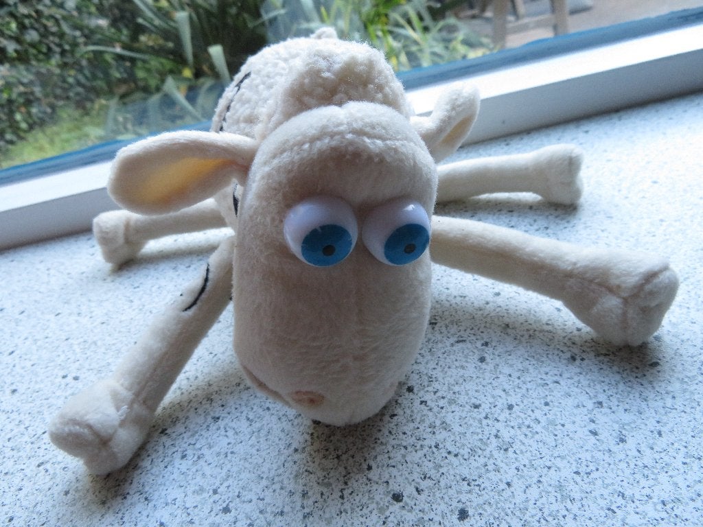 Schaap Serta Sheep Nummer 80 met tag blauwe ogen, Ophalen of Verzenden, Zo goed als nieuw, Overige typen, Wasbaar