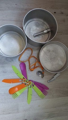 kampeer setje, Ophalen of Verzenden, Gebruikt