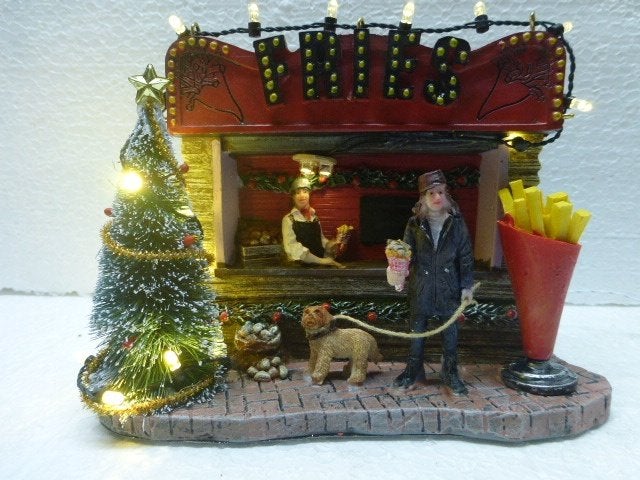 luville Fries Market kerstdorp frietkraam kraam kersthuisjes, Ophalen of Verzenden, Nieuw