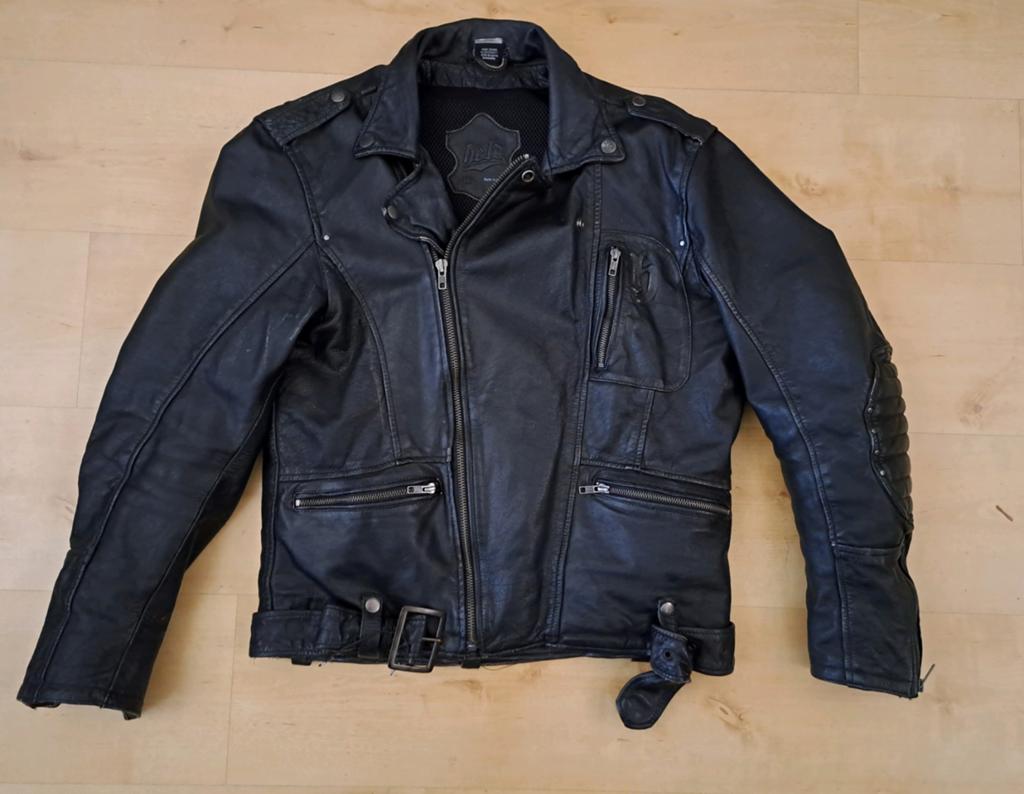 Motorjack leer, Ophalen of Verzenden, Tweedehands, Jas | leer