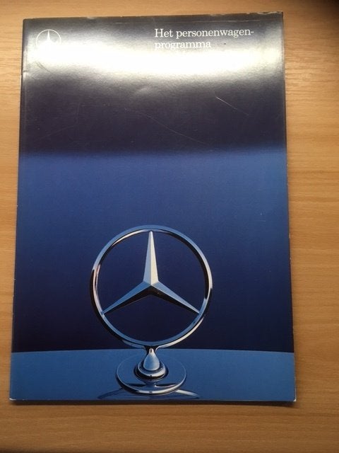 Mercedes-Benz Personenwagenprogramma 12-1986   NL, Zo goed als nieuw, Mercedes-Benz, Mercedes, Ophalen of Verzenden