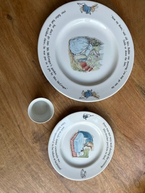 Vintage Wedgwood HARRIE POTTER kinderservies, Overige typen, Ophalen of Verzenden, Zo goed als nieuw, Overige stijlen
