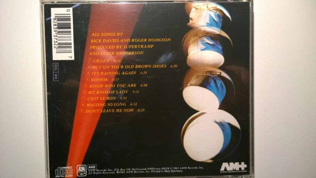 Supertramp - ...Famous Last Words, Ophalen of Verzenden, Zo goed als nieuw, Poprock, Album