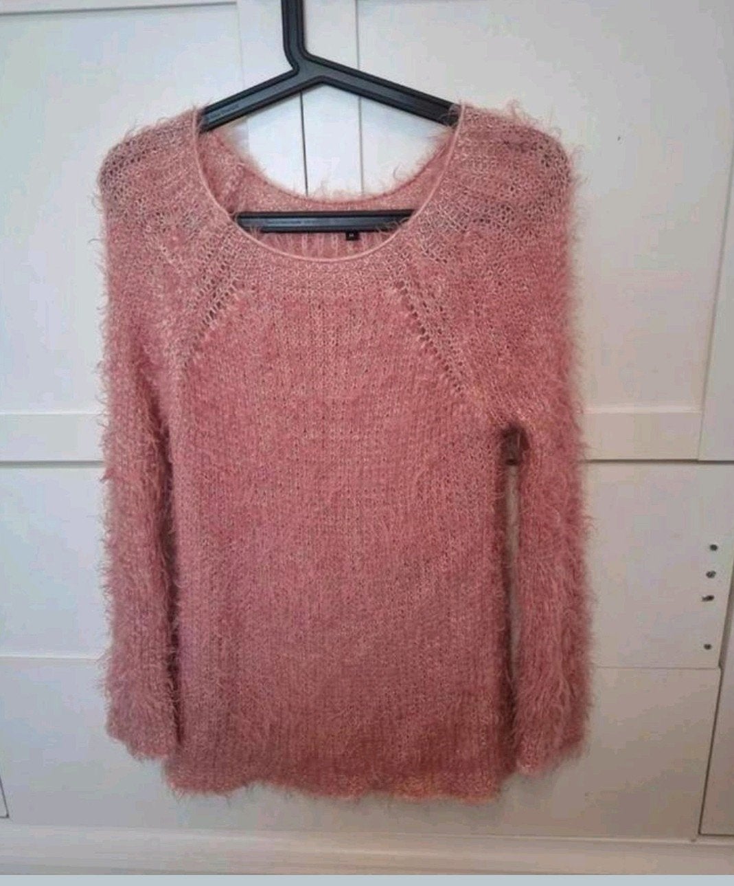 Pink Lady Italiaanse Fuzzy Trui Oudroze – Maat M – Zacht & W, Maat 38/40 (M), Ophalen of Verzenden, Zo goed als nieuw, Roze