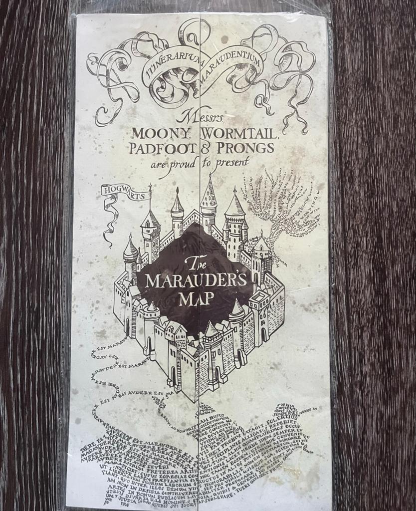 Harry Potter Marauder's Map Replica - Official merchandise, Ophalen of Verzenden, Nieuw, Replica