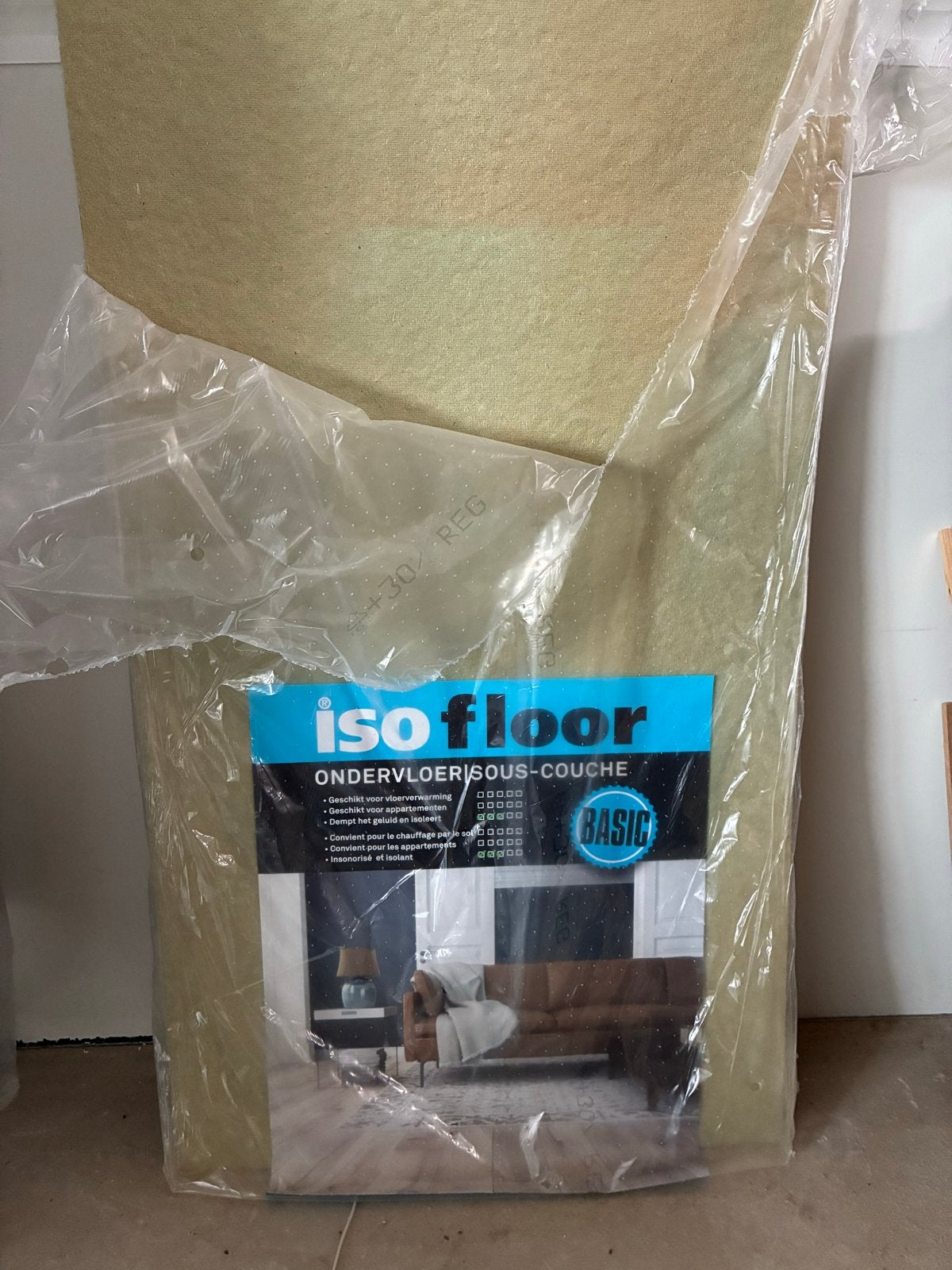 Isofloor ondervloerplaten 7mm - 4 stuks, Ophalen, Nieuw, Overige materialen, Overige typen