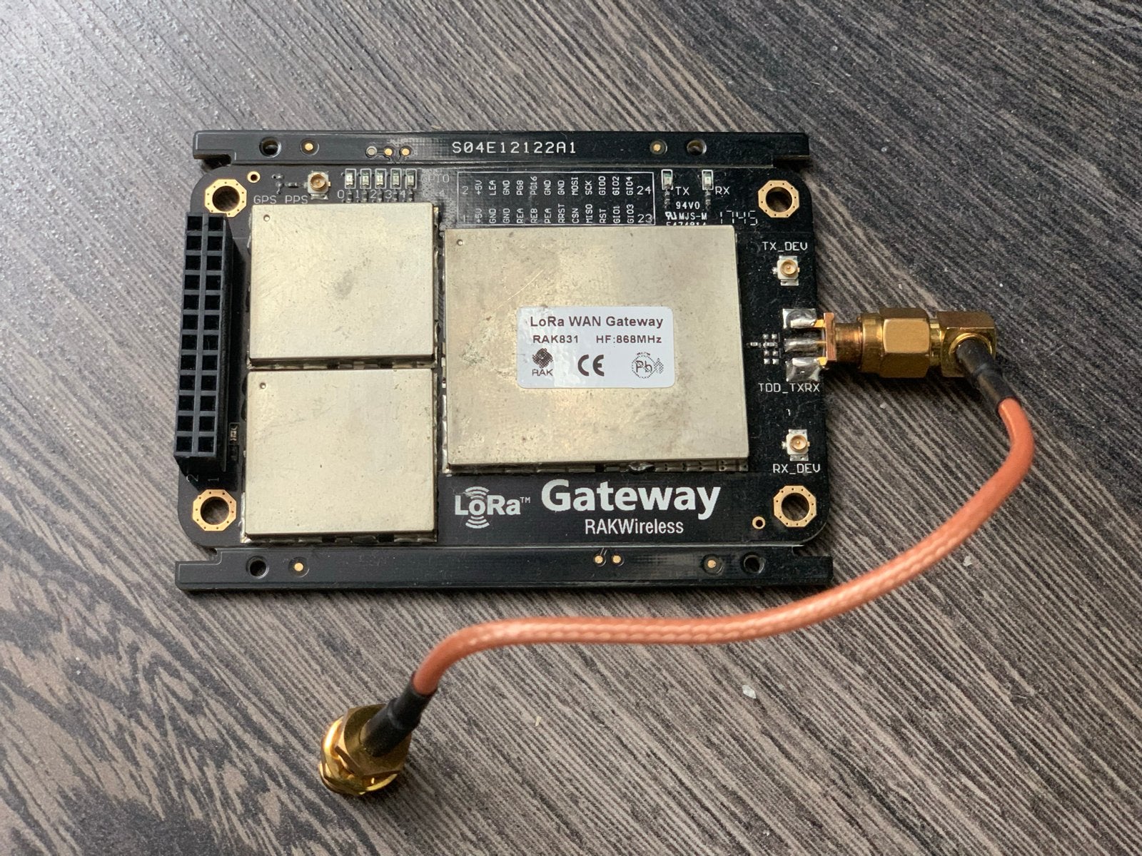 RAK831 LoRa Concentrator Board met 868 MHz Antenne, Ophalen of Verzenden, Gebruikt