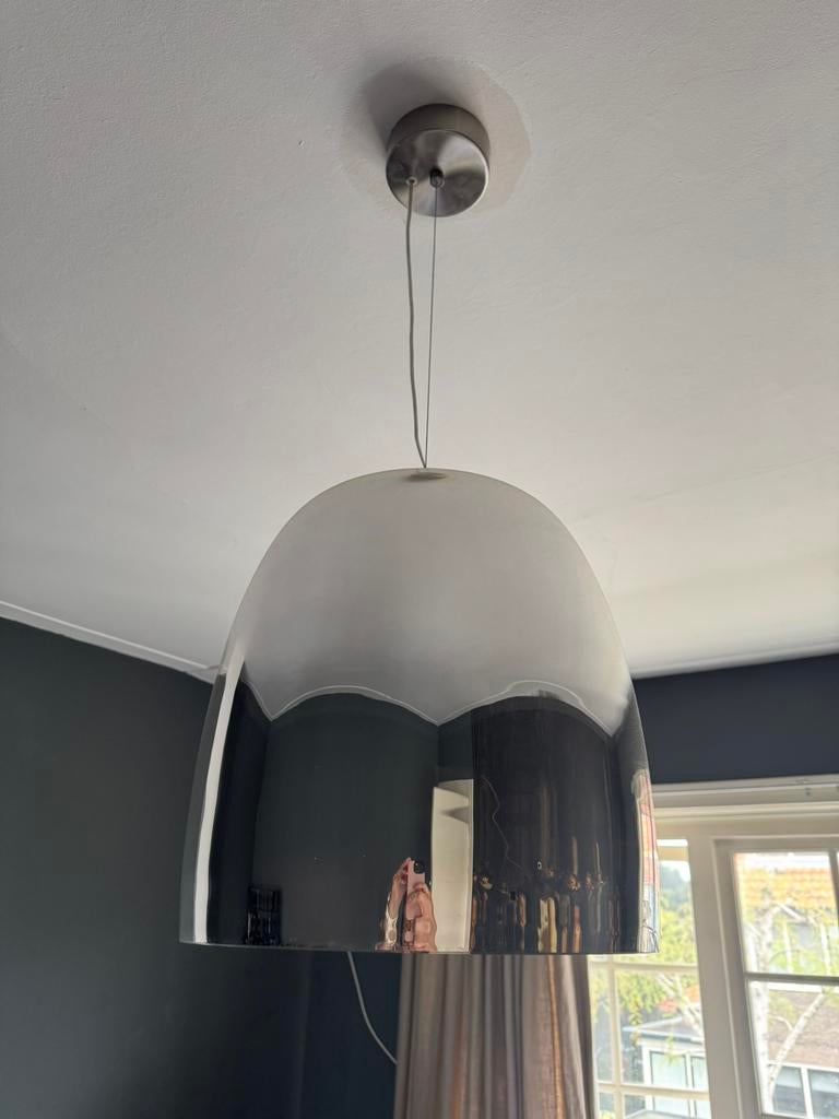Prandina Notte S5 Mirror hanglamp, Ophalen, Zo goed als nieuw, Glas, Minder dan 50 cm