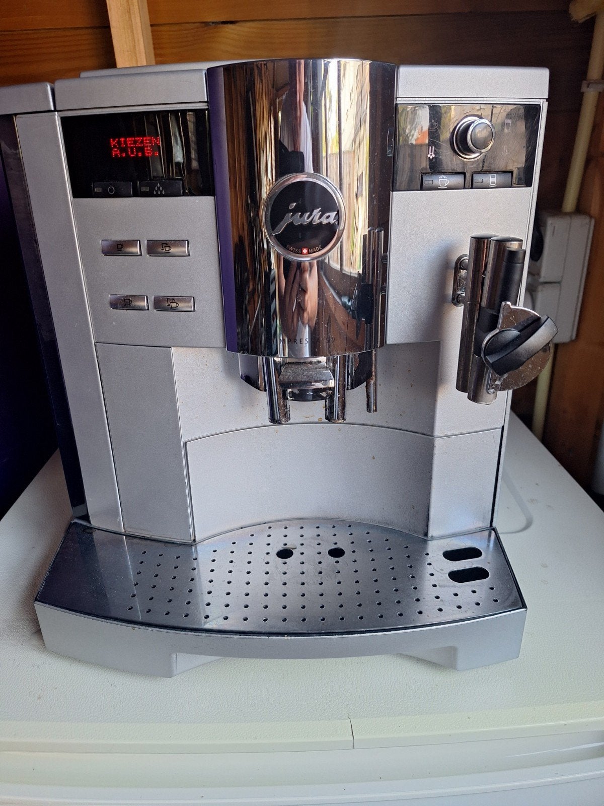 Jura Impressa S9 One Touch Vol Automatische Koffiemachine, Ophalen, Gebruikt, Espresso apparaat, Koffiebonen