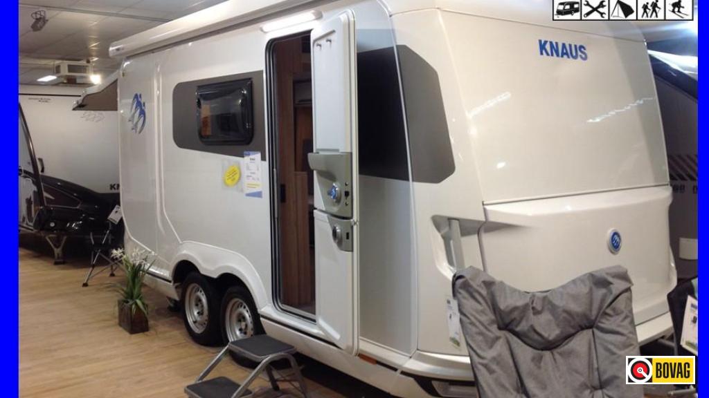 Knaus Deseo 400 met Thule luifel, Caravans en Kamperen, Caravans, Overige typen, Schokbreker, Knaus, Tot en met 4