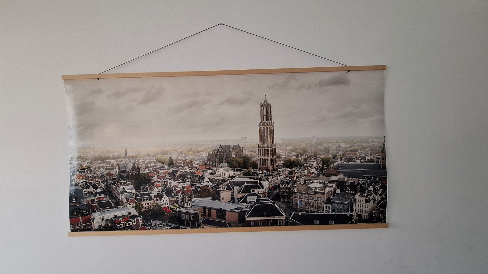 Utrecht Domtoren Poster 140x70 cm, Huis en Inrichting, Ophalen, 50 – 75, 125 cm of meer, Zo goed als nieuw
