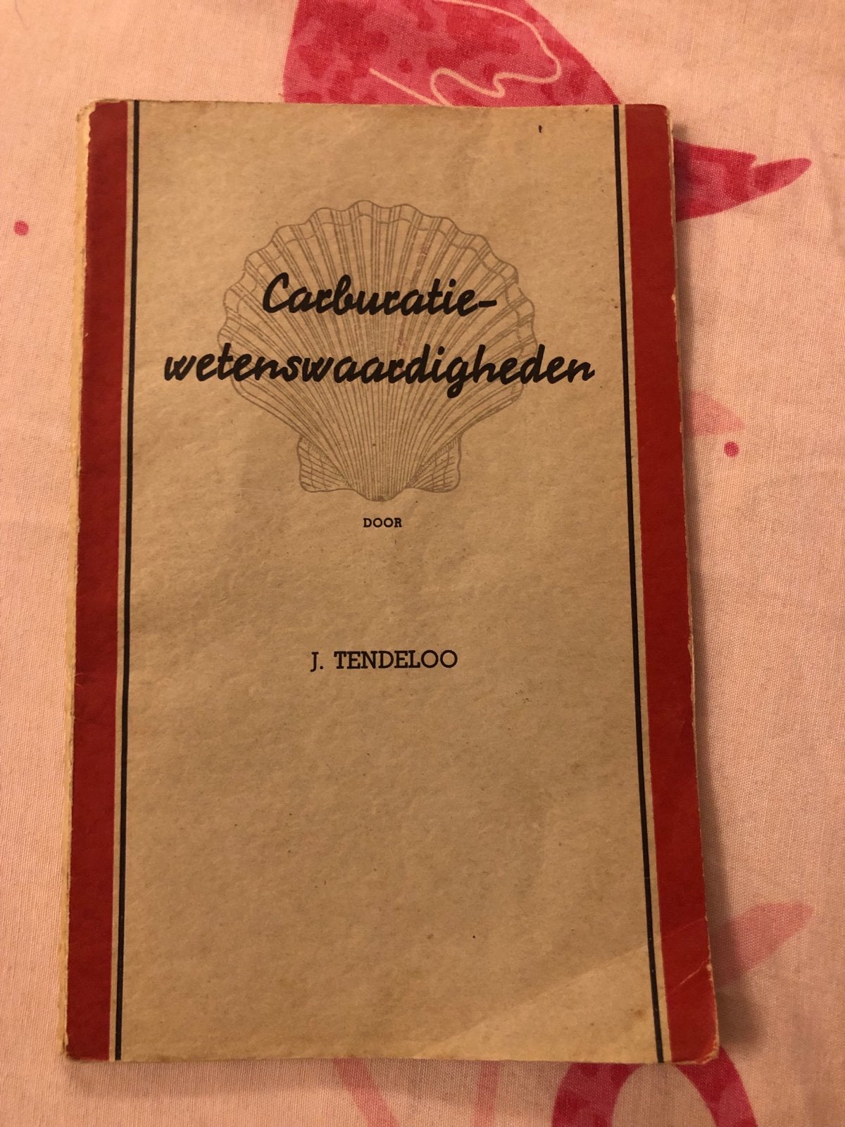 Carburatie-wetenswaardigheden - J. Tendeloo (1940), Ophalen of Verzenden, Gelezen, Autotechniek