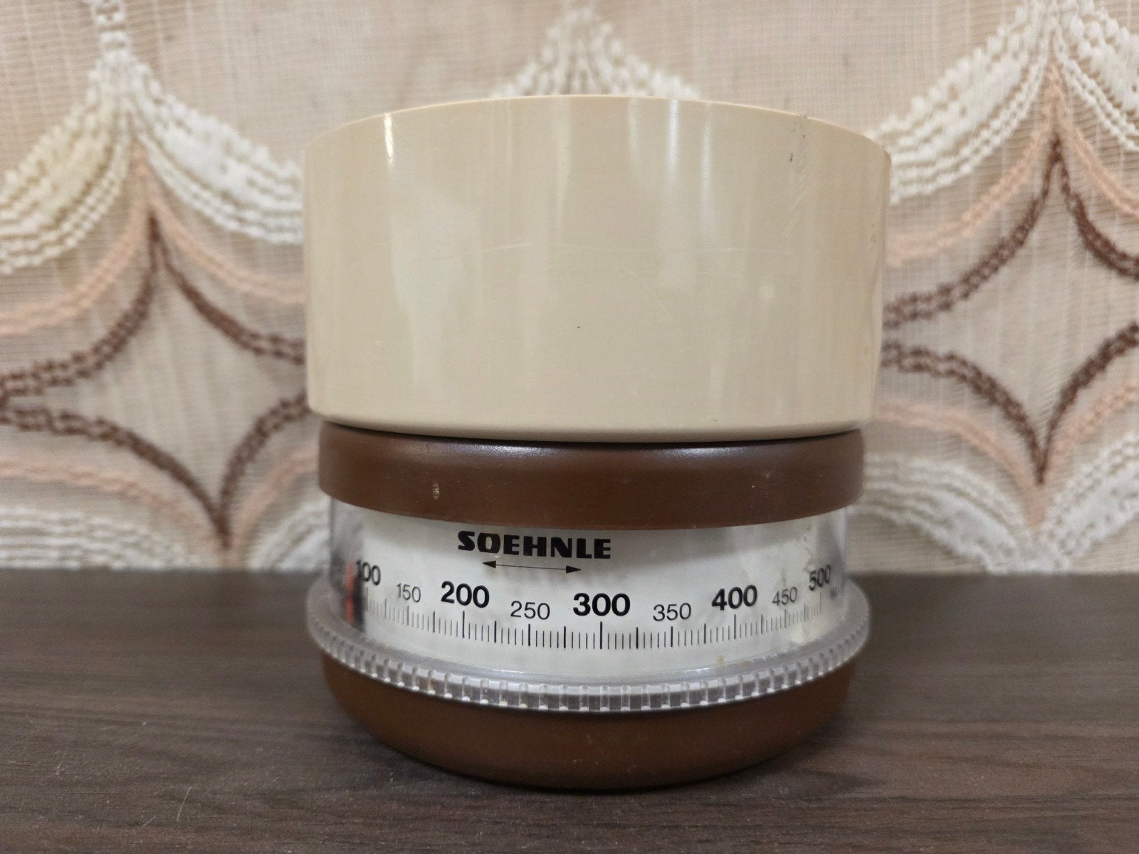 Soehnle weegschaal keukenweegschaal jaren 70 bruin, ., Kunststof, Soehnle, Ophalen of Verzenden